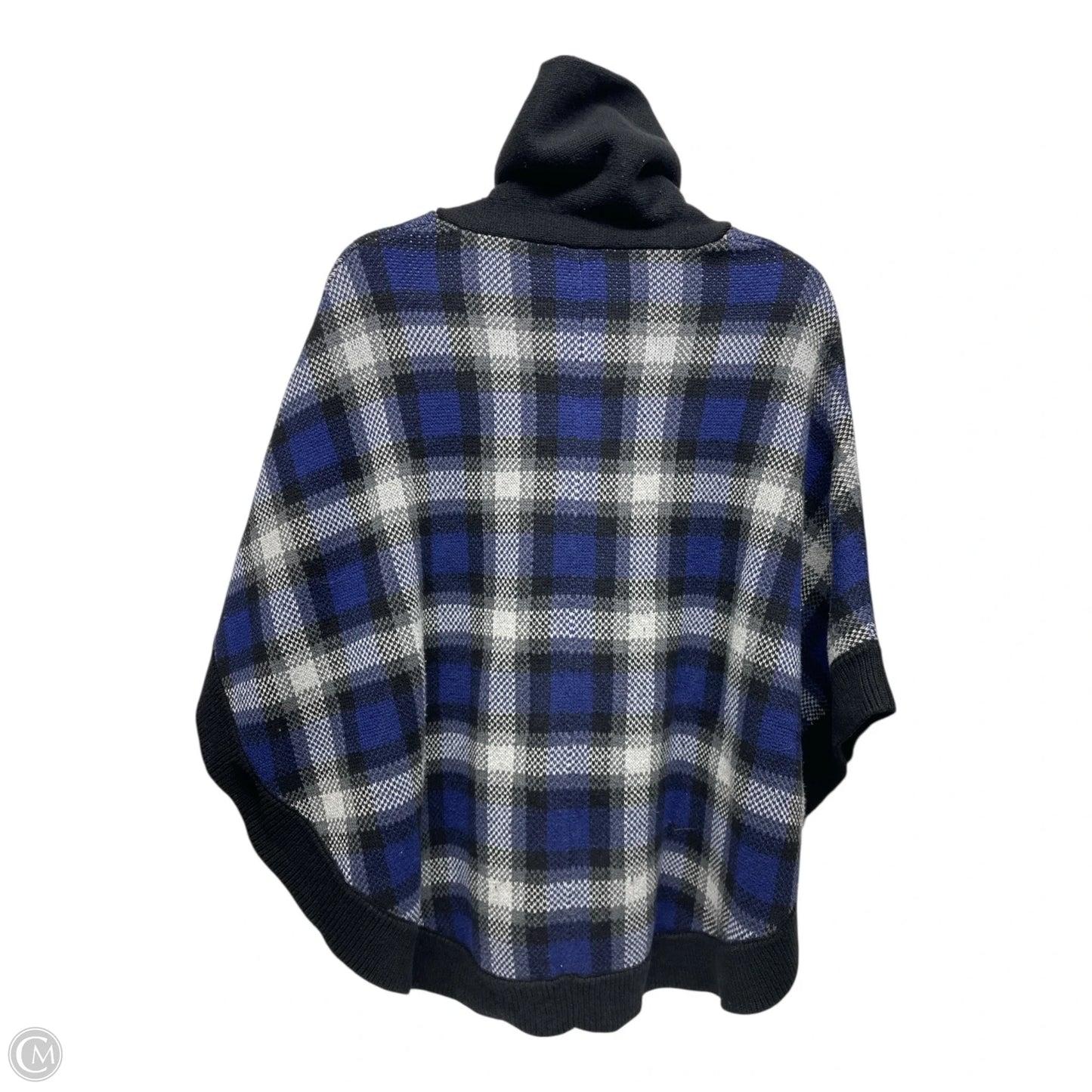 Poncho By Talbots In Plaid Pattern, Size: M