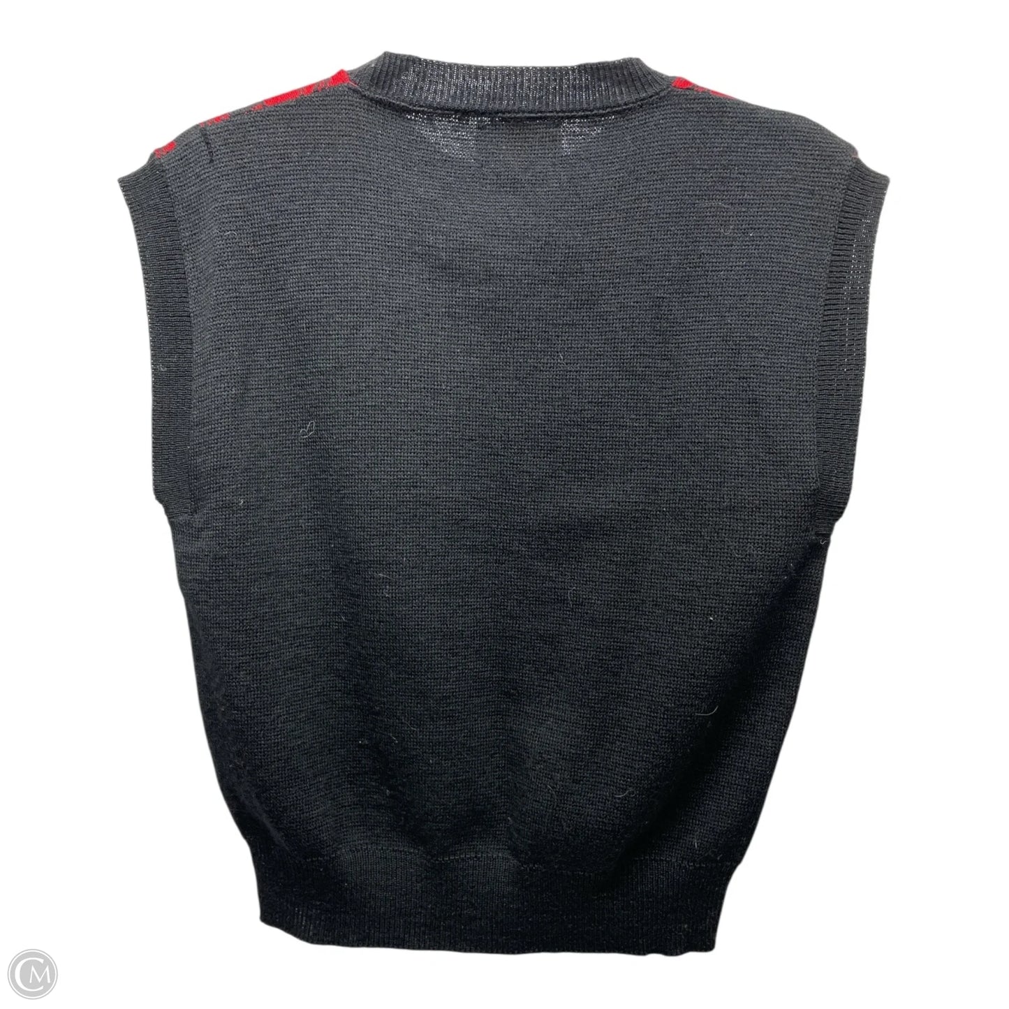 Vest Sweater By Pendleton In Checkered Pattern, Size: L