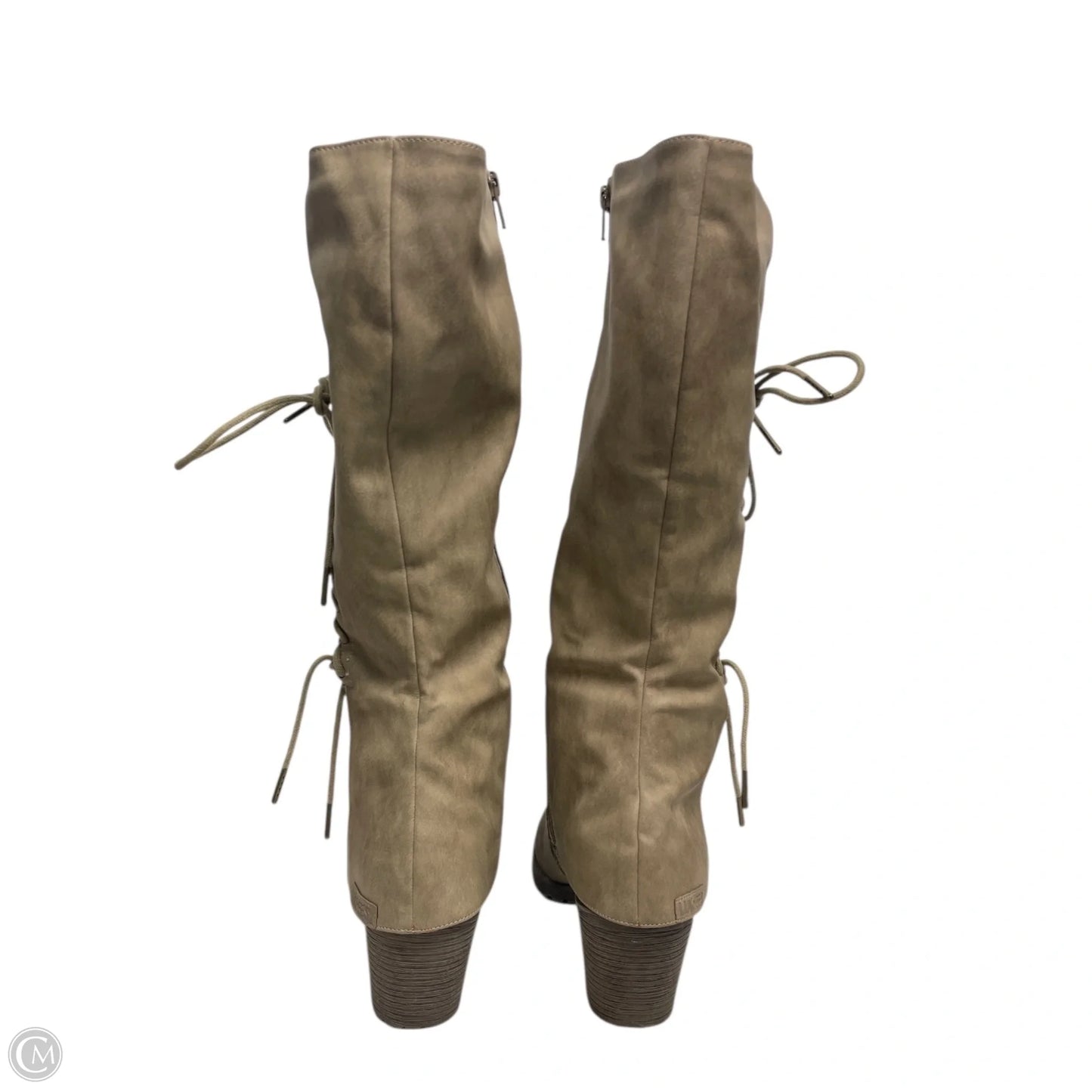 Boots Mid-calf Heels By Muk Luks In Tan, Size: 8.5
