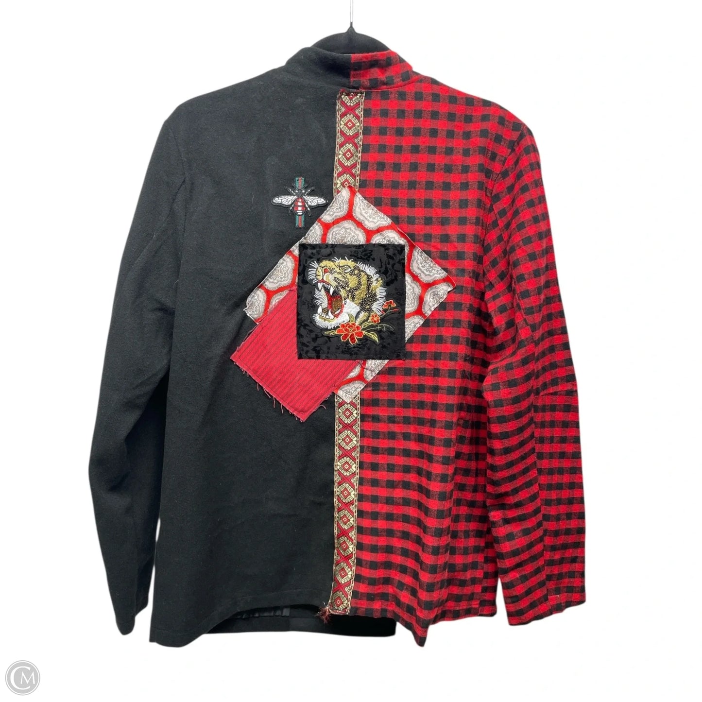 Jacket Other By PHOENIX REMIX - In Checkered Pattern, Size: L