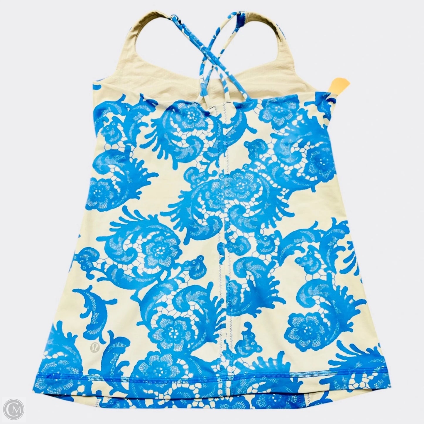 Athletic Tank Top By Lululemon In Floral Print, Size: 6