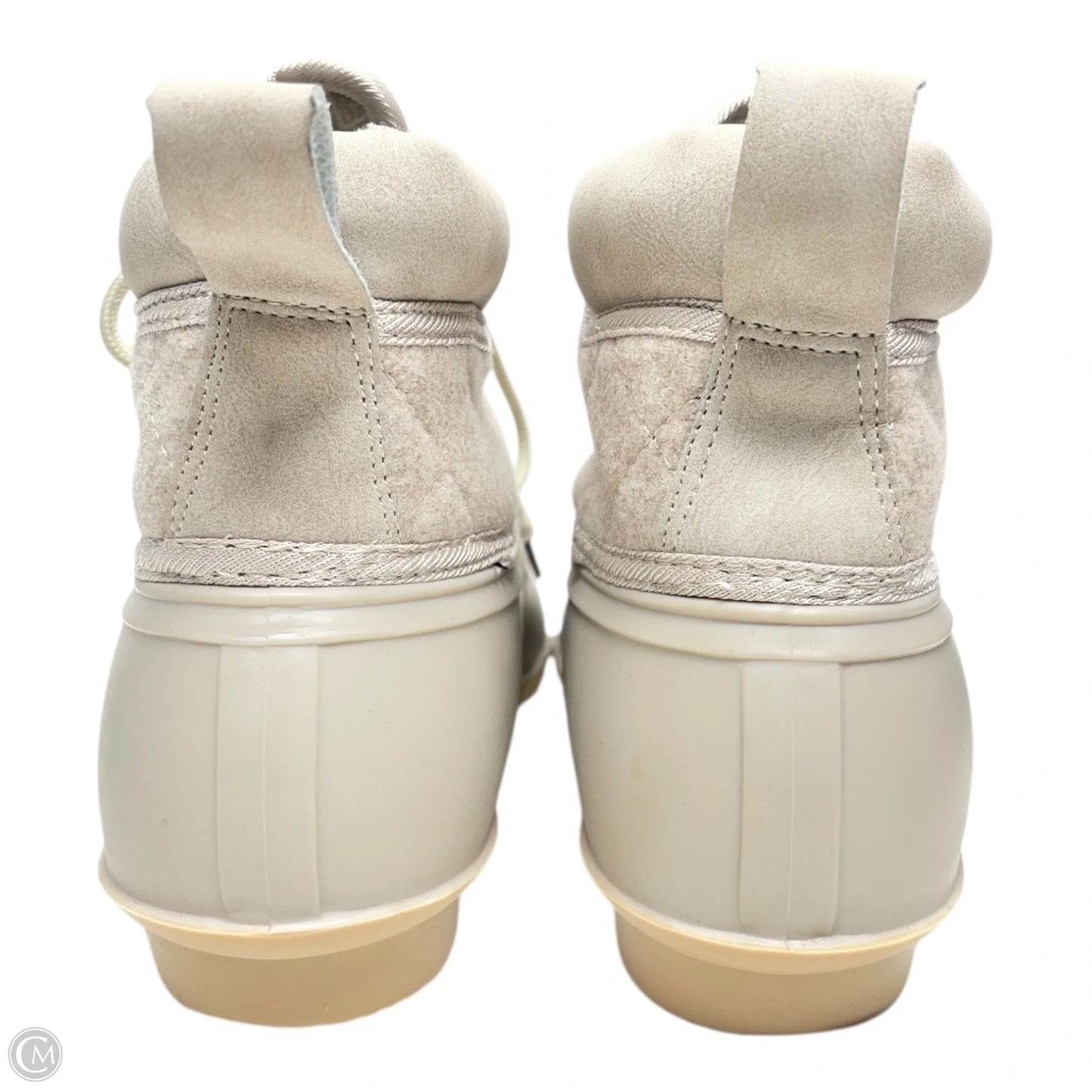 Boots Rain By Gypsy Jazz In Beige, Size: 8