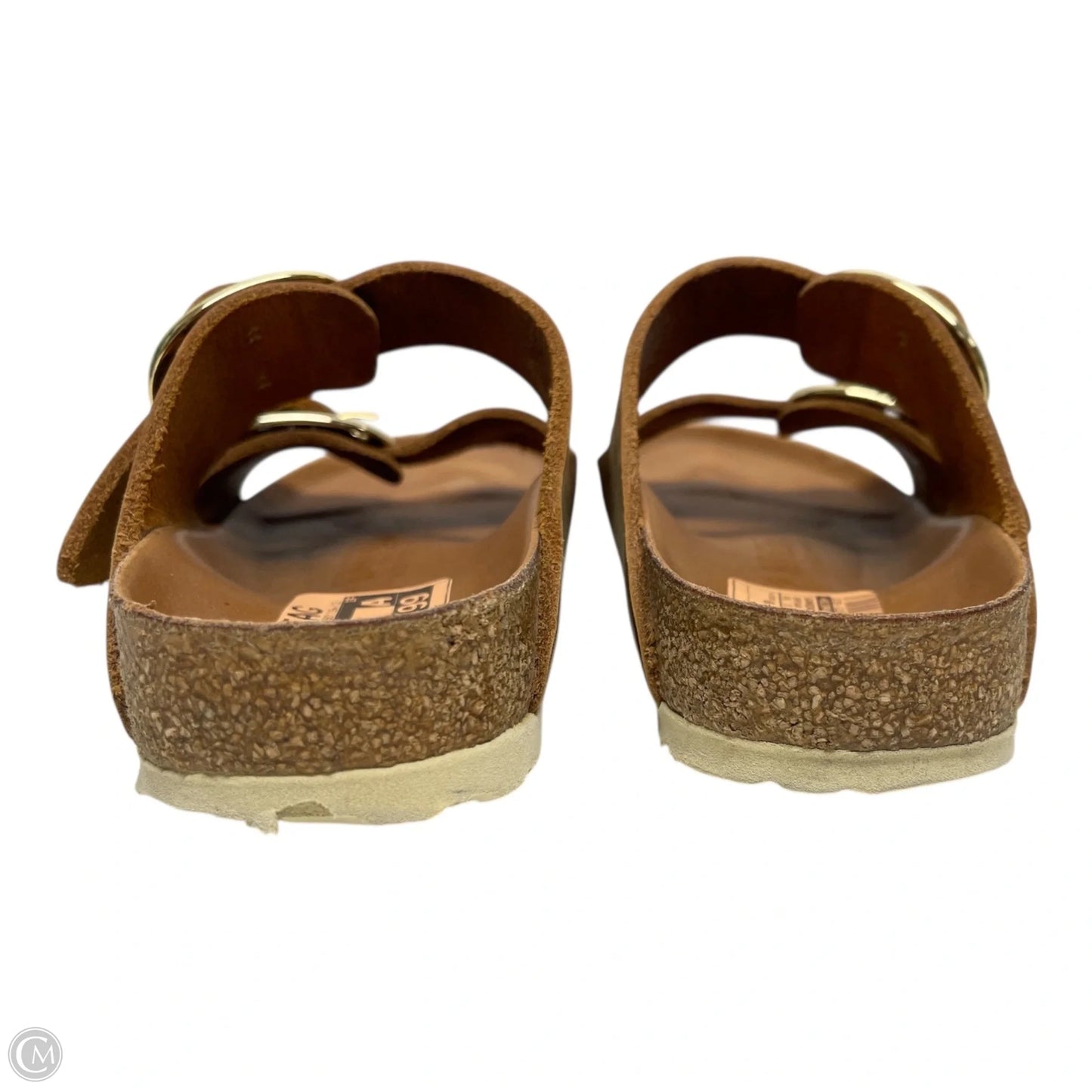 Sandals Flats By Birkenstock In Brown, Size: 6.5