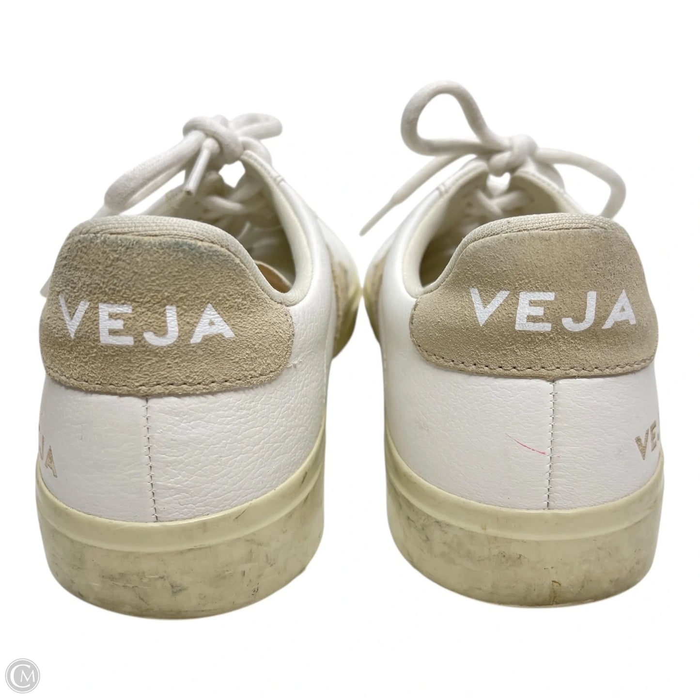 Shoes Sneakers By Veja In Tan & White, Size: 7