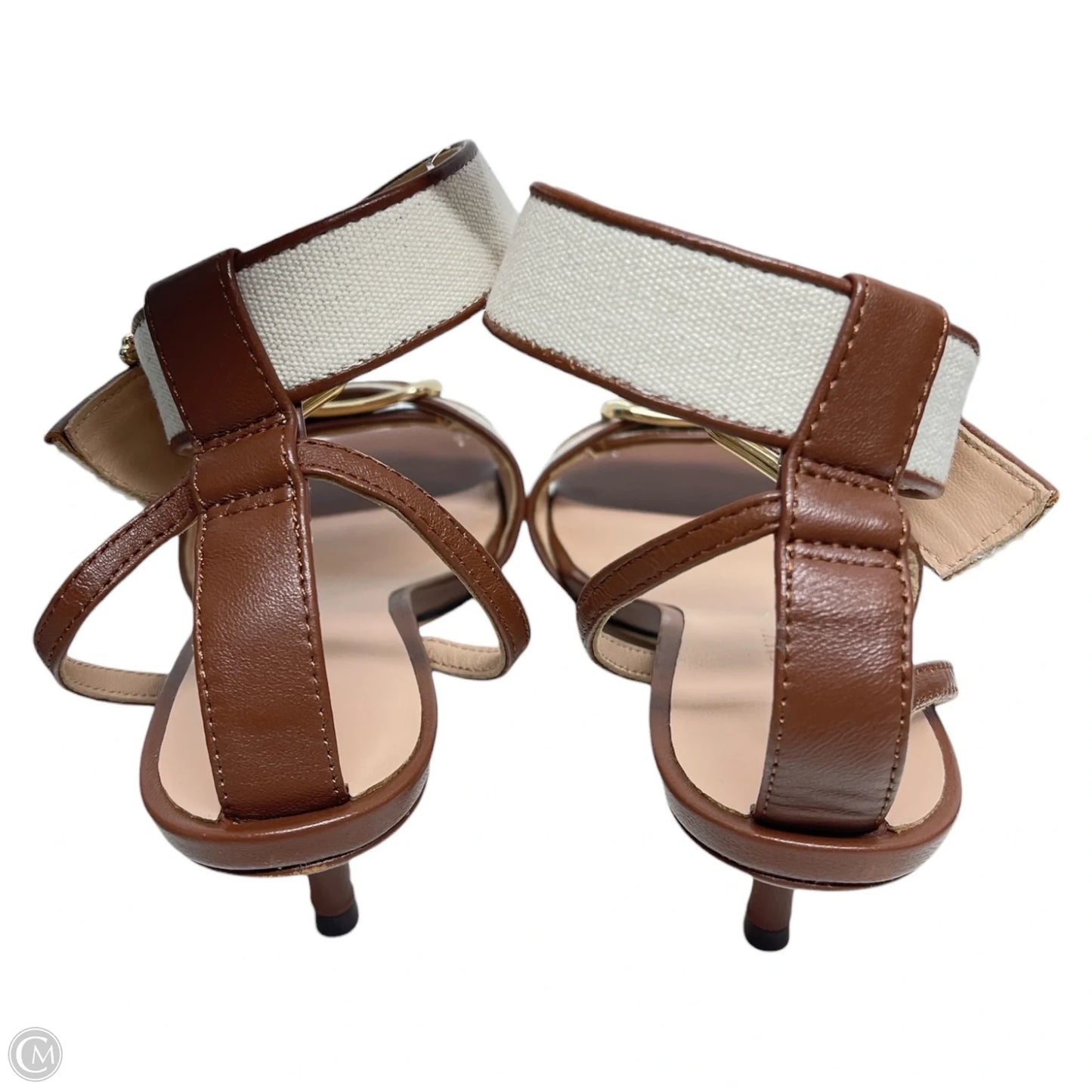 Shoes Heels Kitten By J. Crew In Brown & Tan, Size: 7