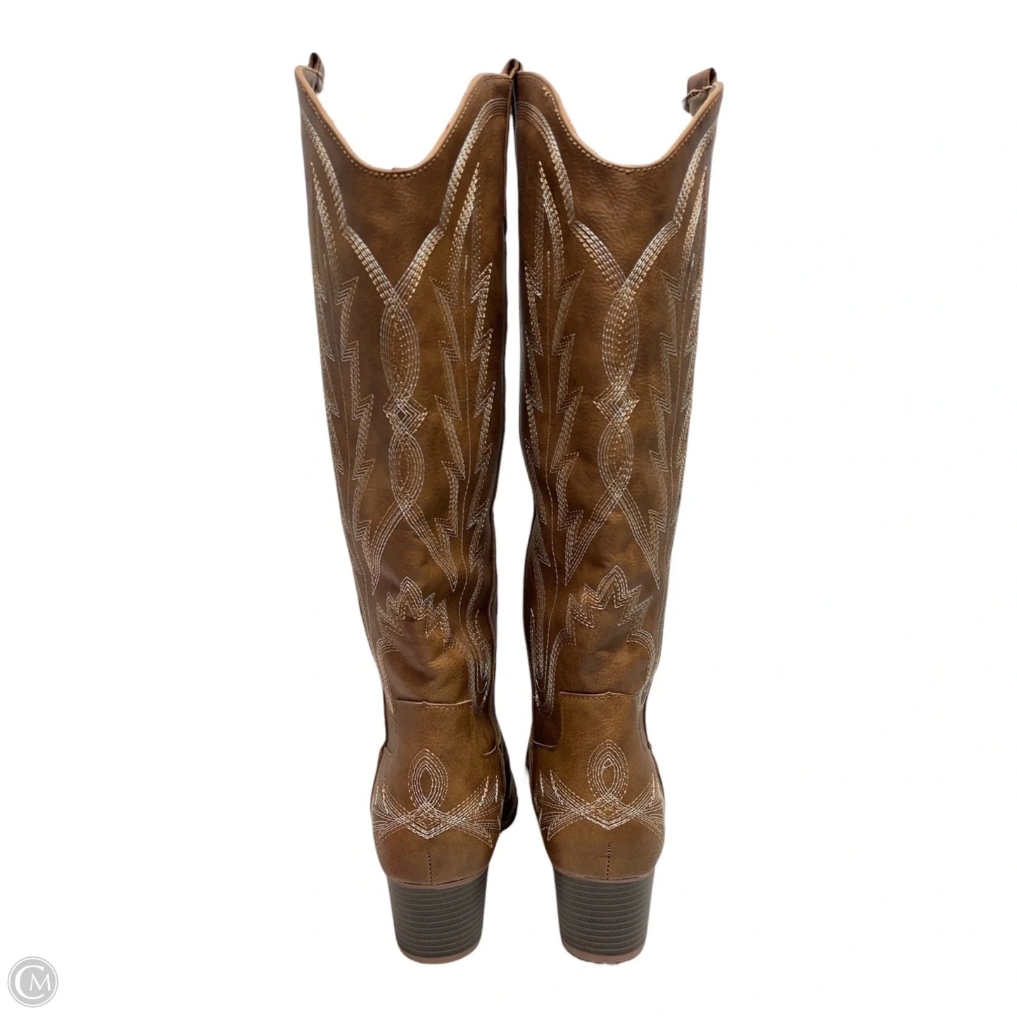 Boots Western By Clothes Mentor In Brown & Tan, Size: 9