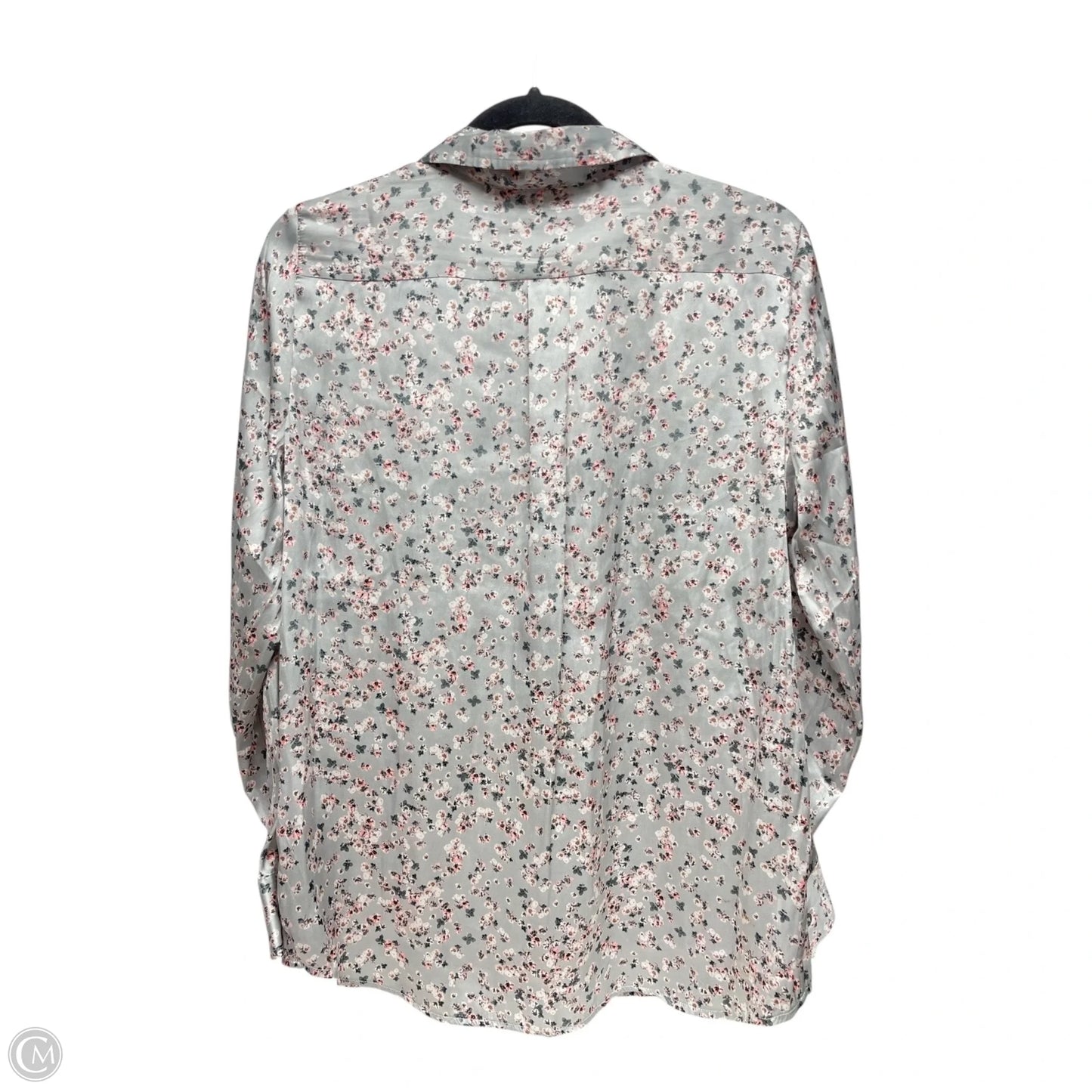Top Long Sleeve By Banana Republic In Floral Print, Size: S