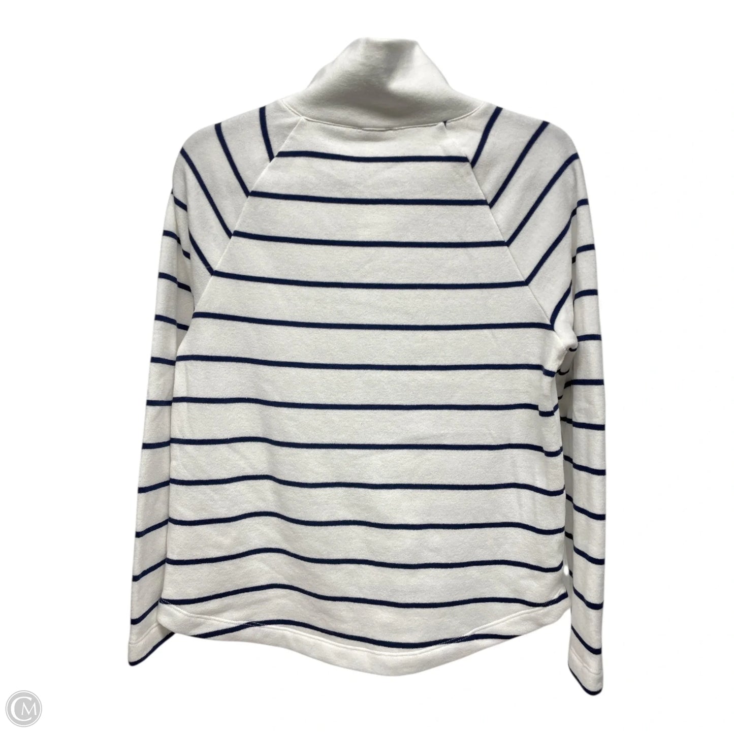 Sweatshirt Collar By J. Crew In Striped Pattern, Size: Xs
