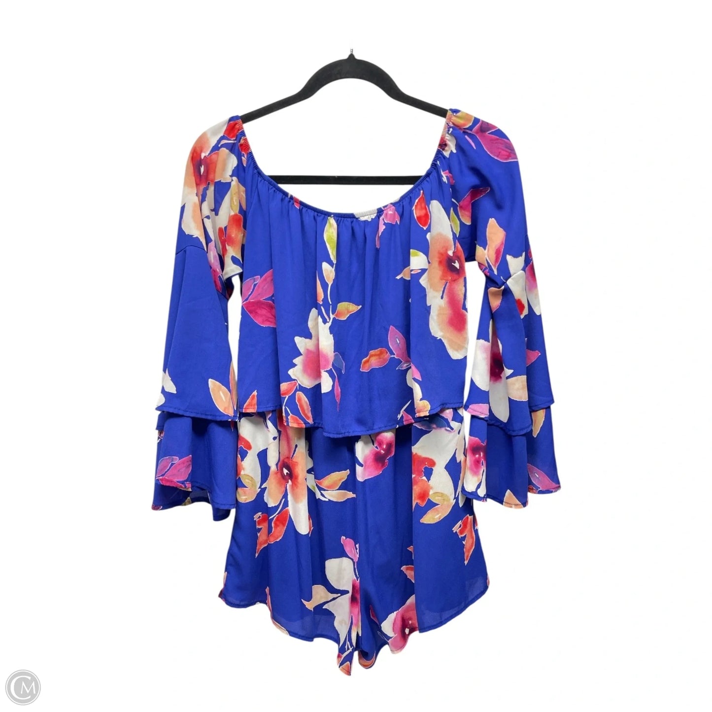 Romper By PEACH LOVE In Floral Print, Size: M