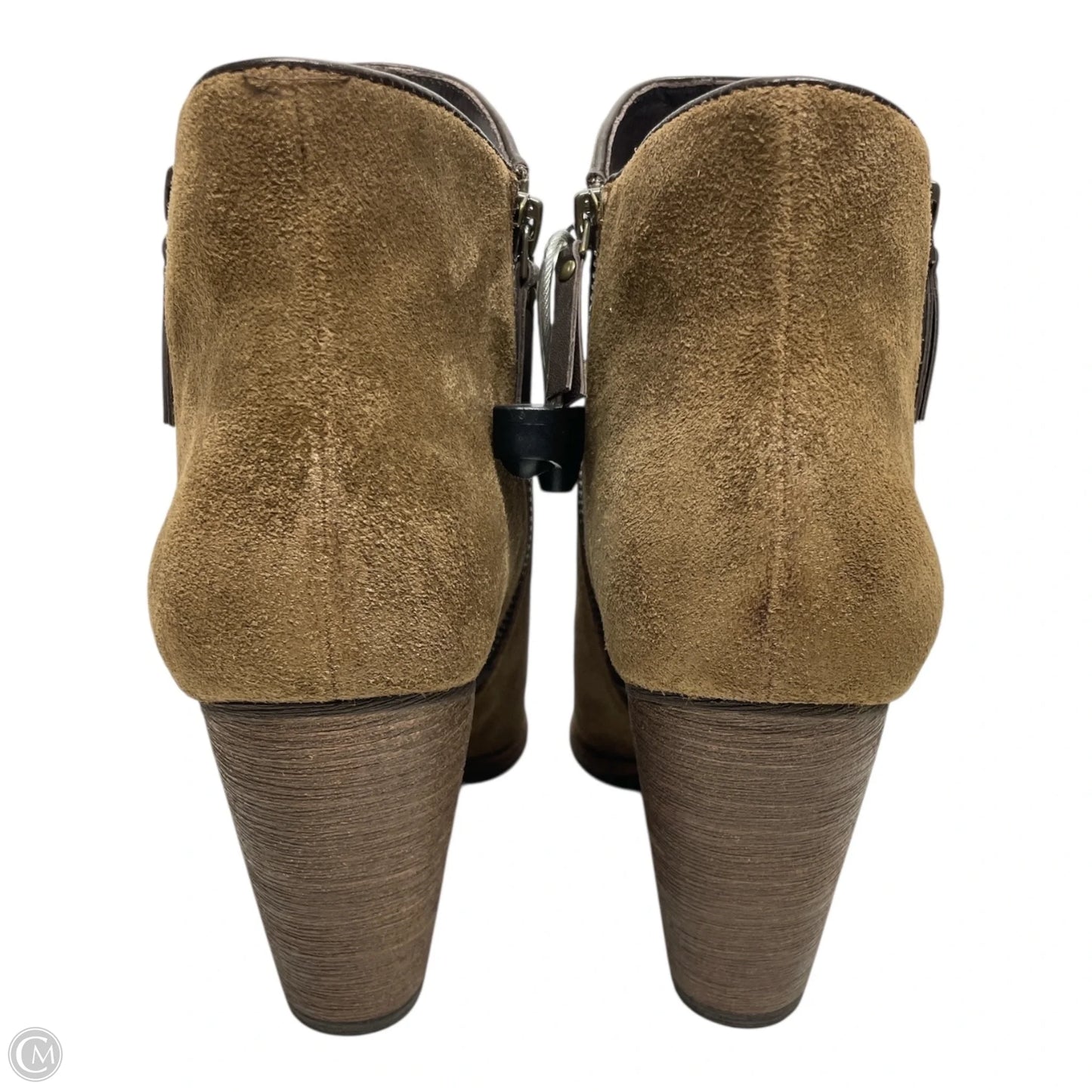 Boots Ankle Heels By Cole-haan In Brown, Size: 9.5