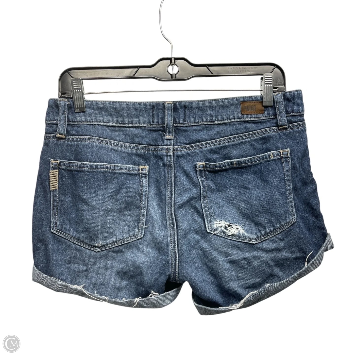Shorts By Paige In Blue Denim, Size: 4