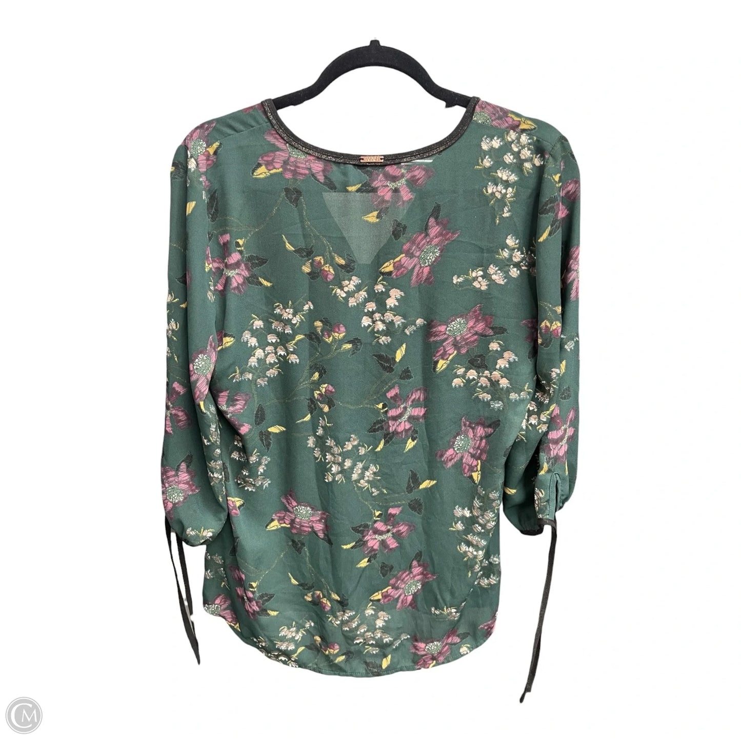 Blouse 3/4 Sleeve By Ivanka Trump In Floral Print, Size: Sp