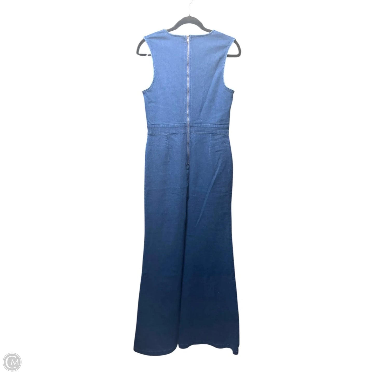 Jumpsuit By Flying Tomato In Blue Denim, Size: L
