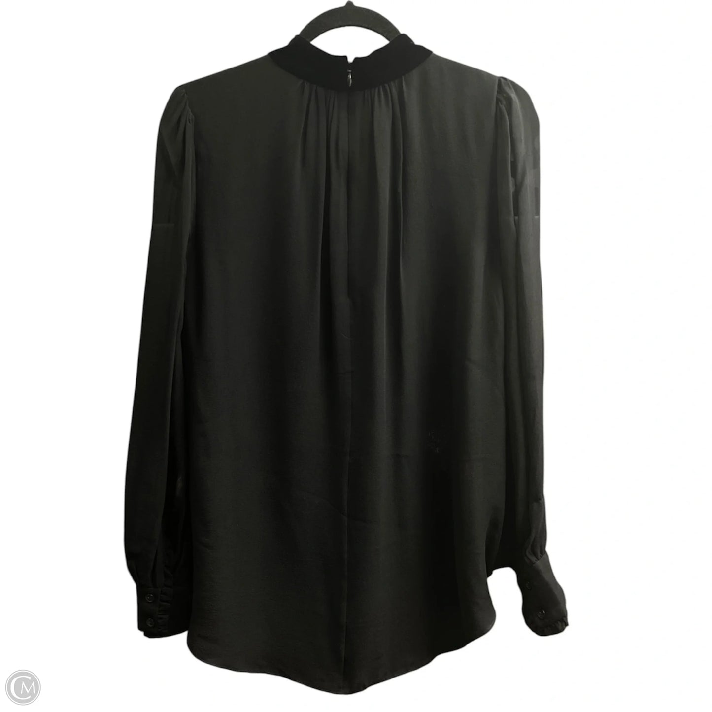 Blouse Designer By Kate Spade In Black, Size: M