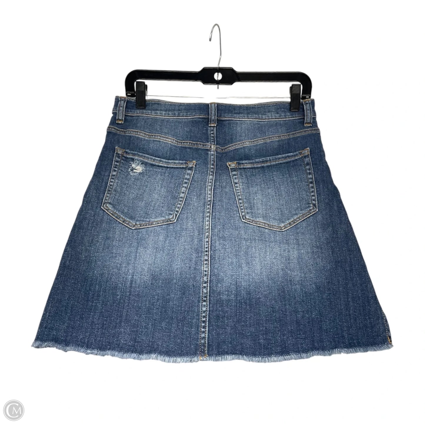 Skirt Mini & Short By Harper In Blue Denim, Size: M