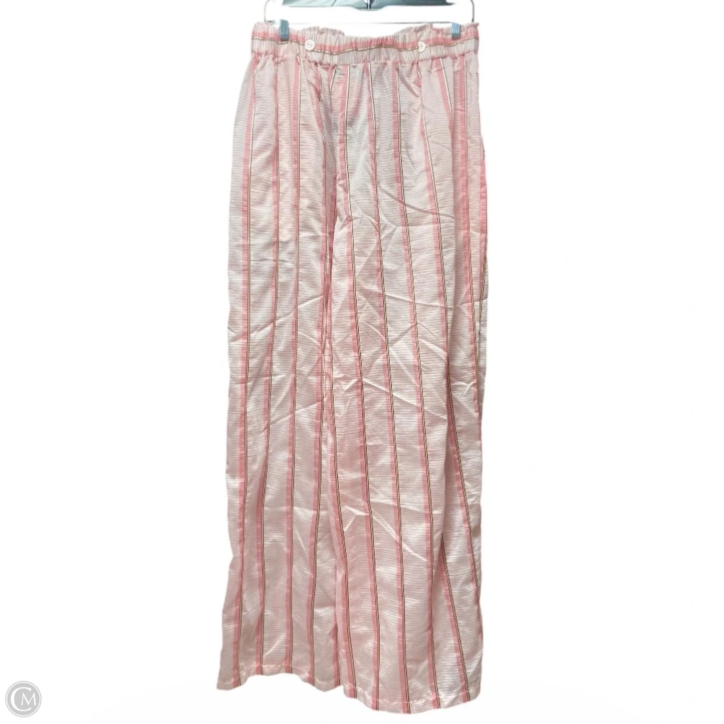 Pants Wide Leg By LA VIE In Striped Pattern, Size: Osfm