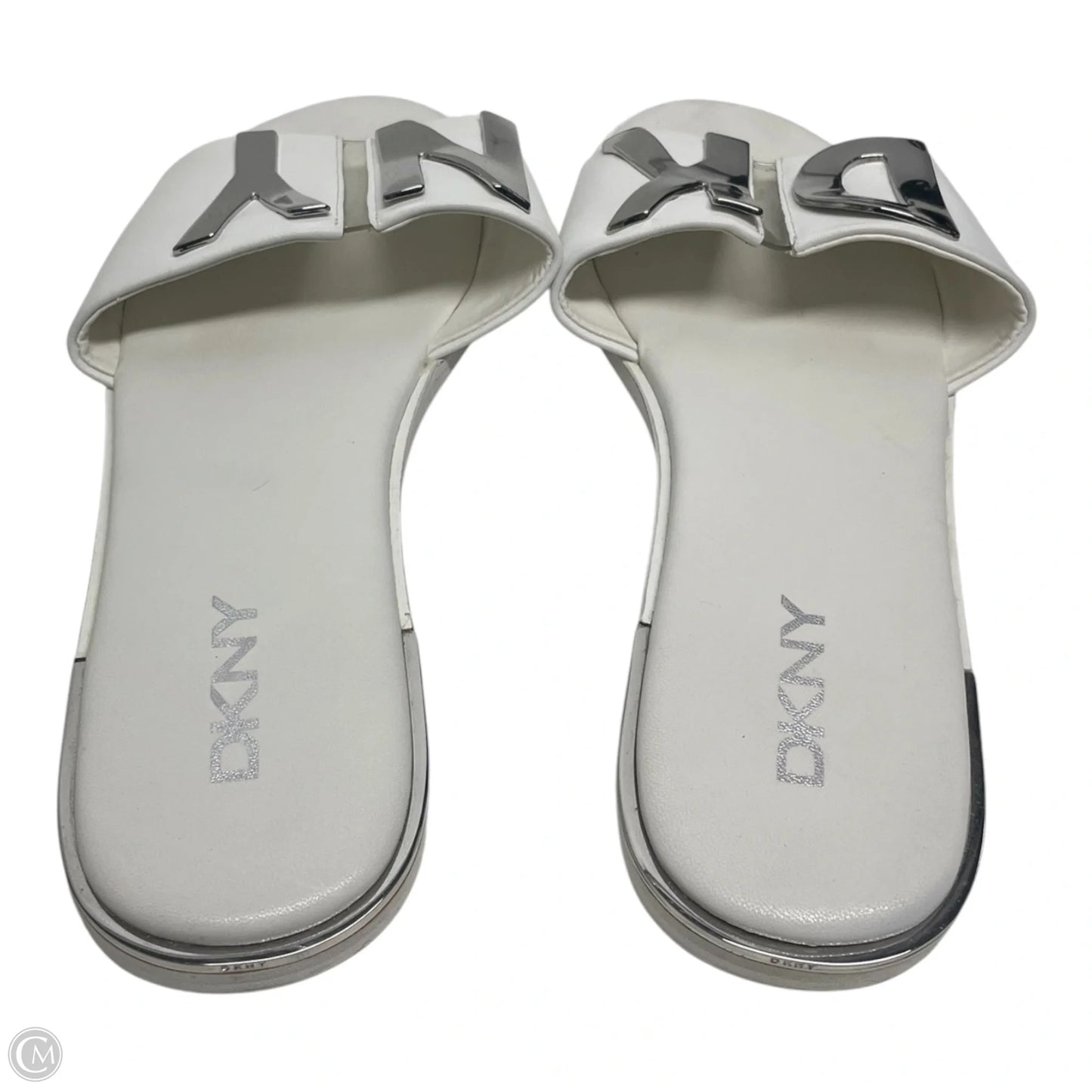 Sandals Flats By Dkny In Ivory, Size: 9