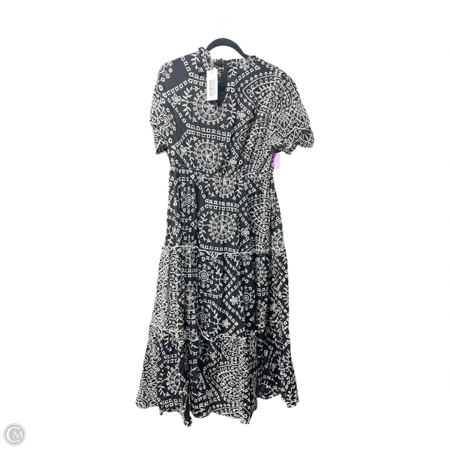 Dress Casual Midi By Baltic Born In Black & Cream, Size: Xl