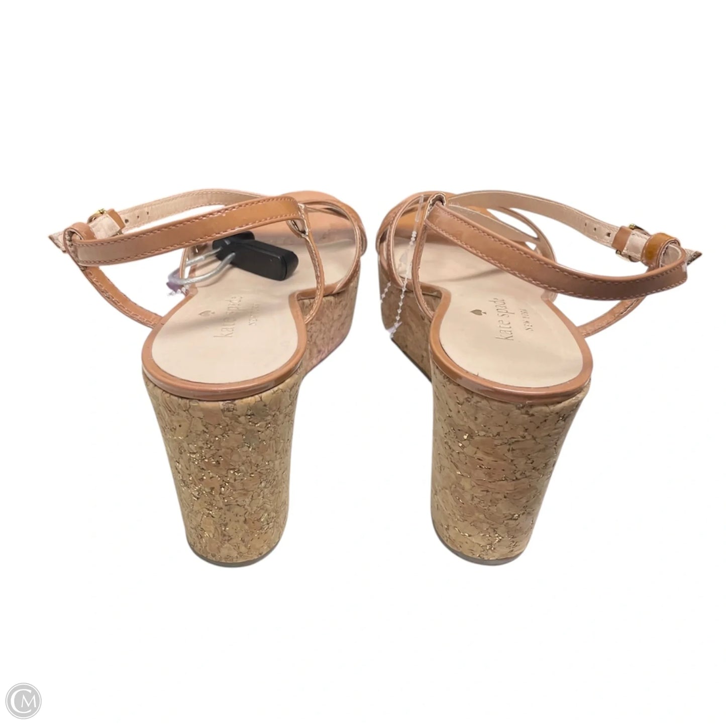 Sandals Designer By Kate Spade In Brown & Tan, Size: 5