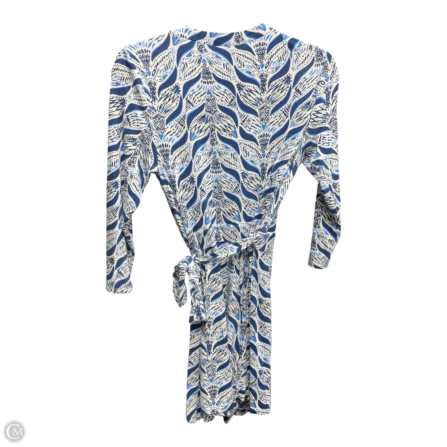 Dress Casual Short By Lilly Pulitzer In Blue & White, Size: S