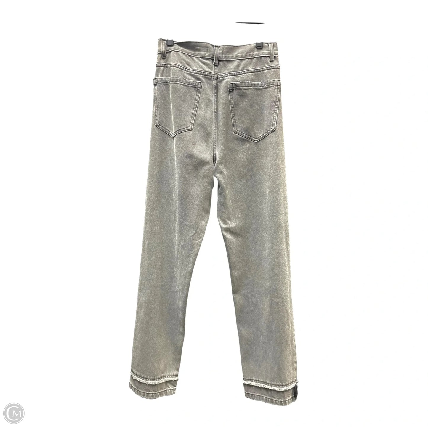 Jeans Straight By LE AL.X In Grey, Size: 4