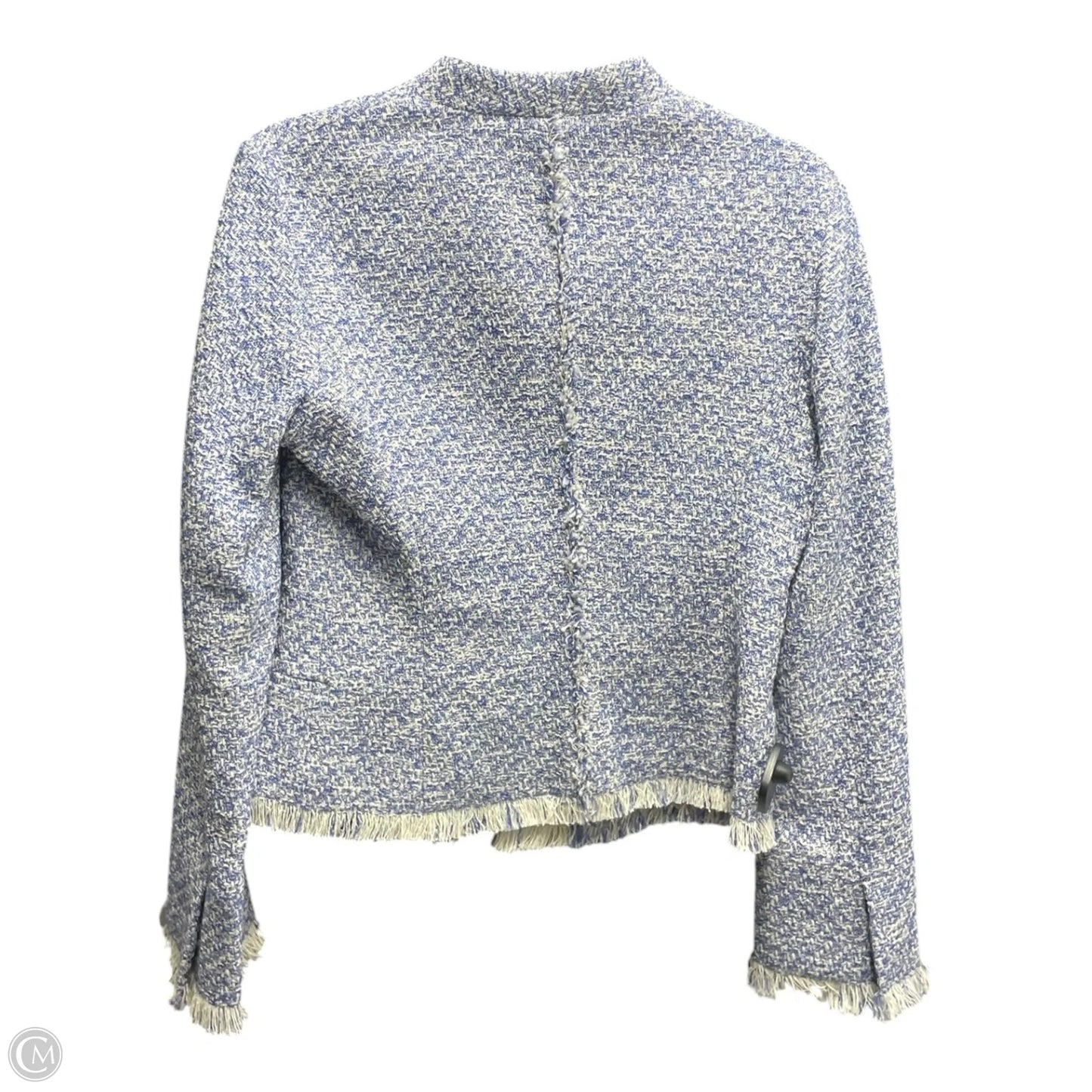 Jacket Other By M.M. LA FLEUR In Blue & White, Size: 6