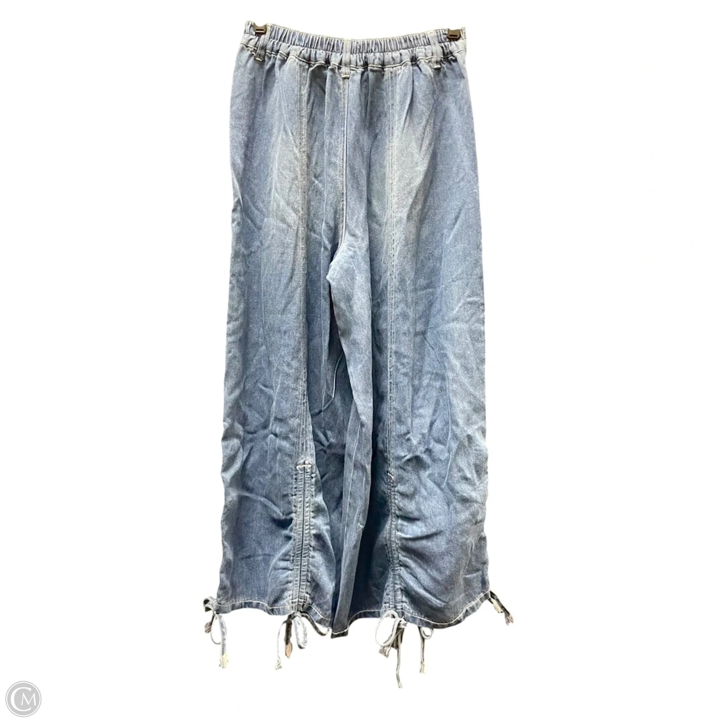 Jeans Wide Leg By Fashion Nova In Blue Denim, Size: M