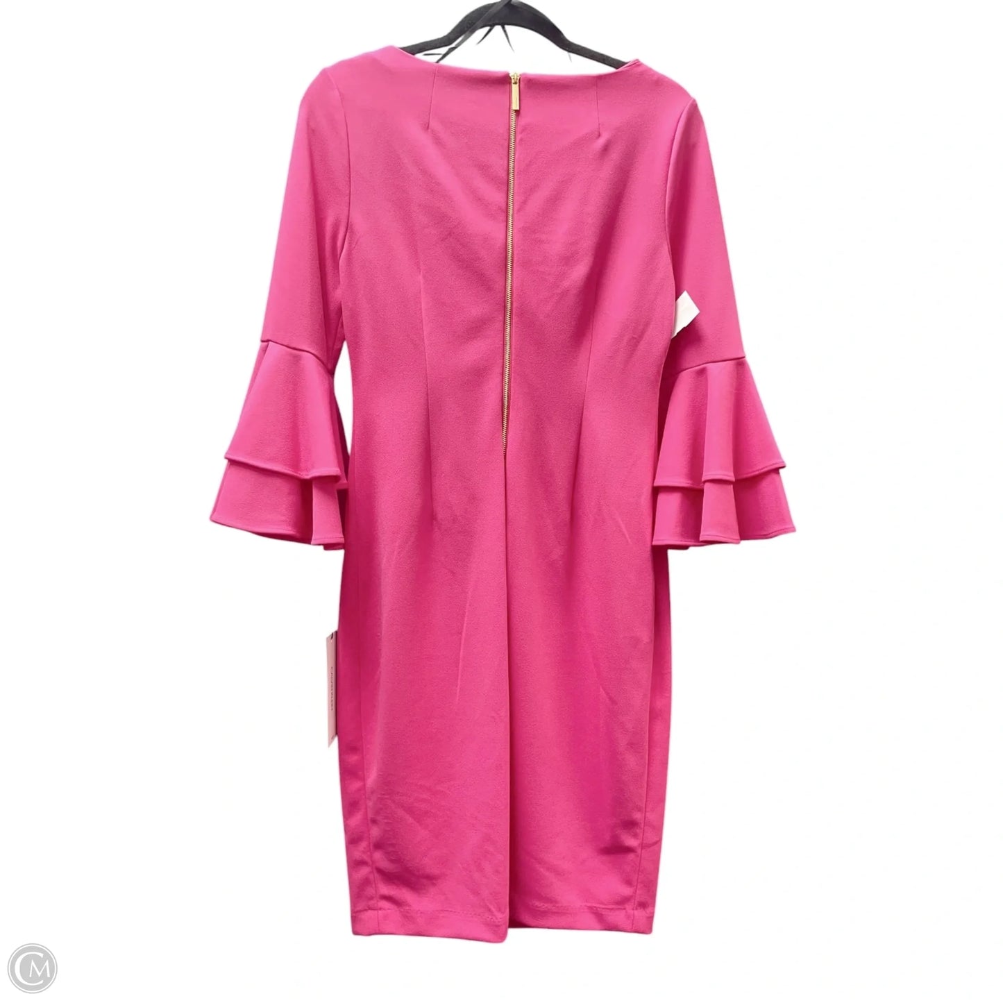 Dress Casual Short By Calvin Klein In Pink, Size: 8