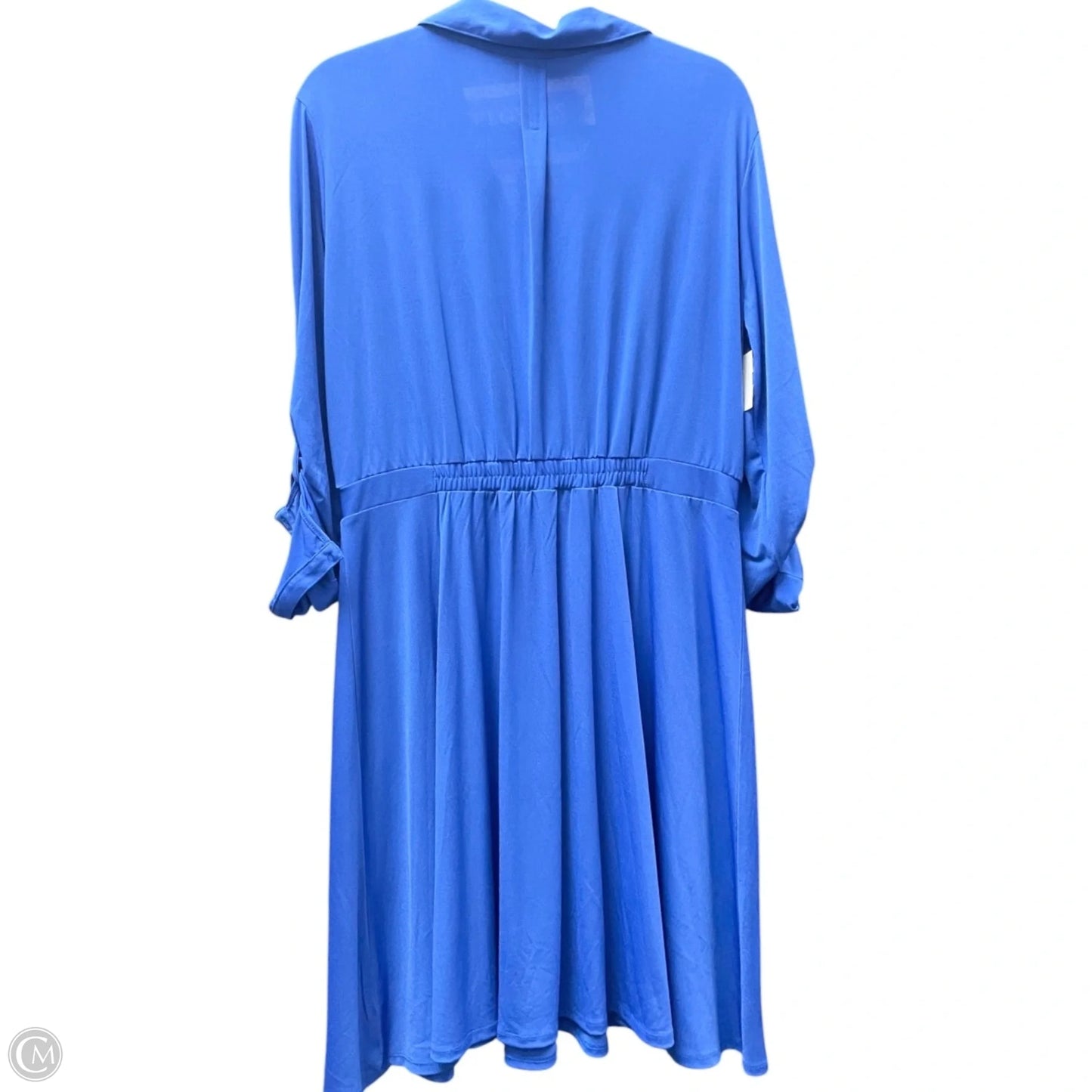 Dress Casual Short By Ny Collection In Blue, Size: L
