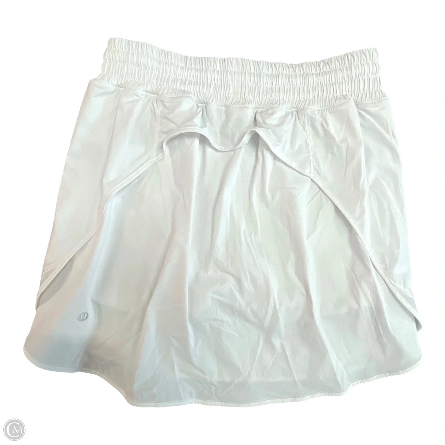 Athletic Skort By Lululemon In White, Size: 8