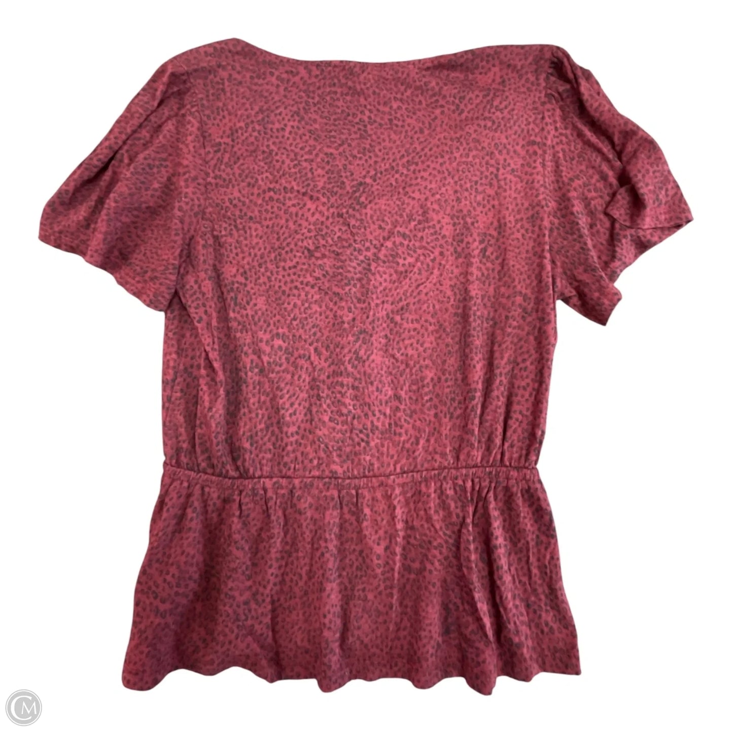 Top Short Sleeve By Lucky Brand In Animal Print, Size: Sp