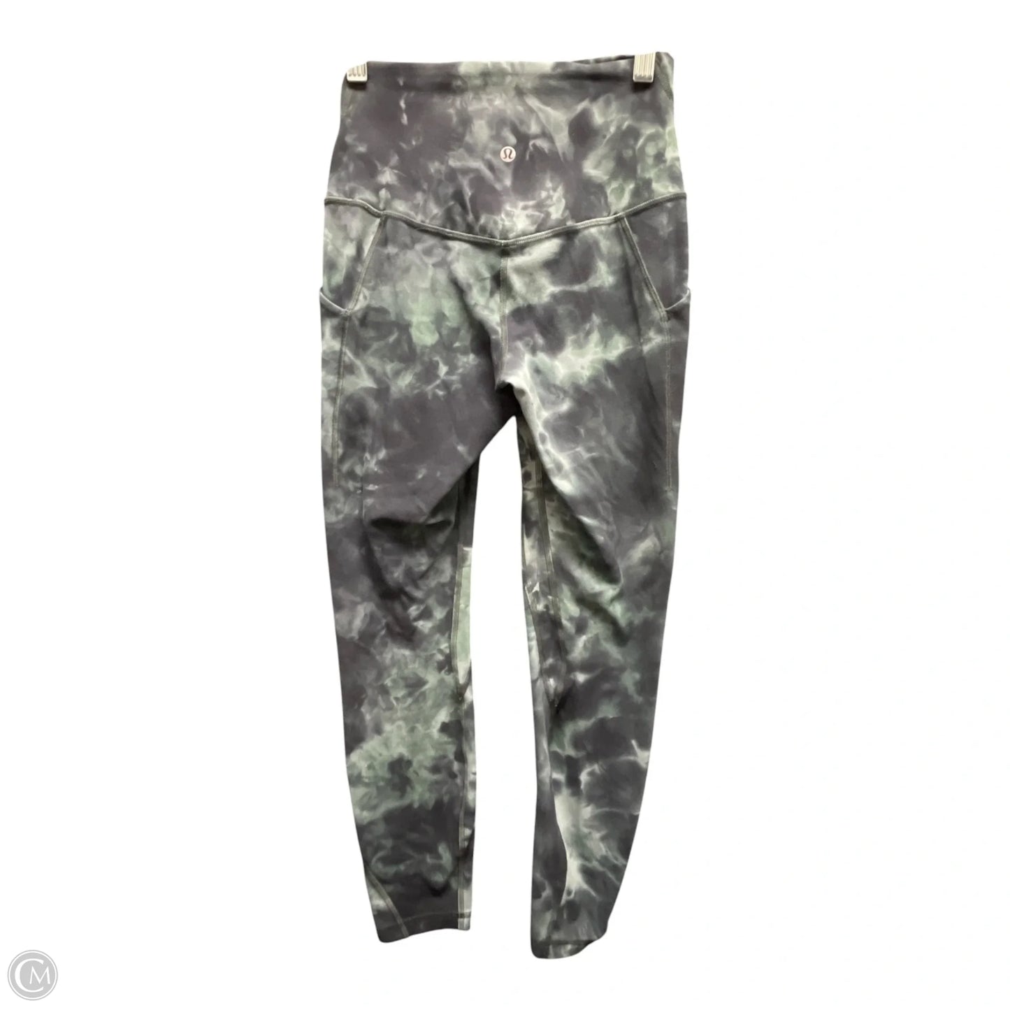 Athletic Leggings By Lululemon In Tie Dye Print, Size: 4