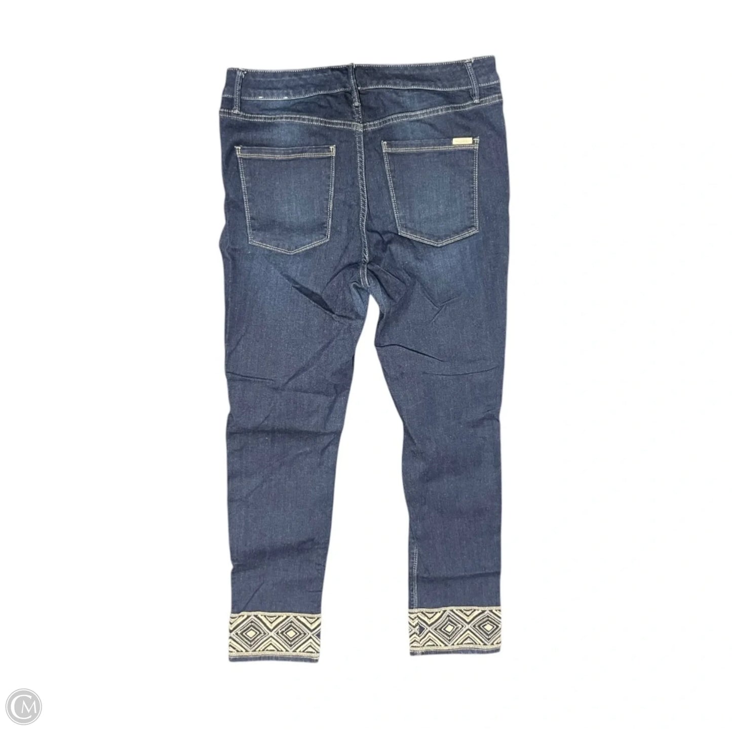 Jeans Cropped By White House Black Market In Blue Denim, Size: 8