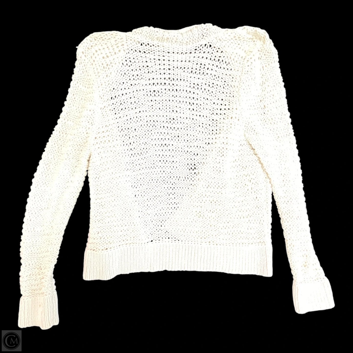 Sweater Cardigan By Eileen Fisher In Cream, Size: L