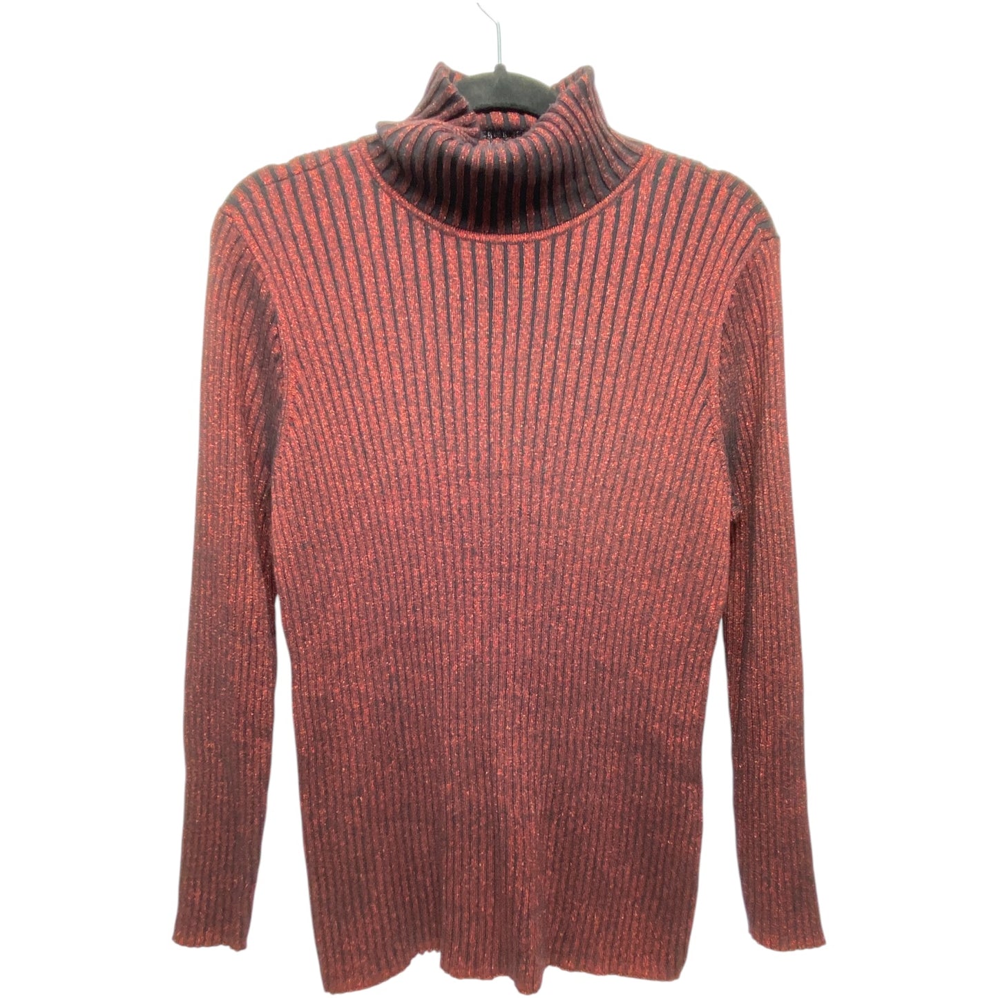 Sweater By Chicos In Red, Size: L