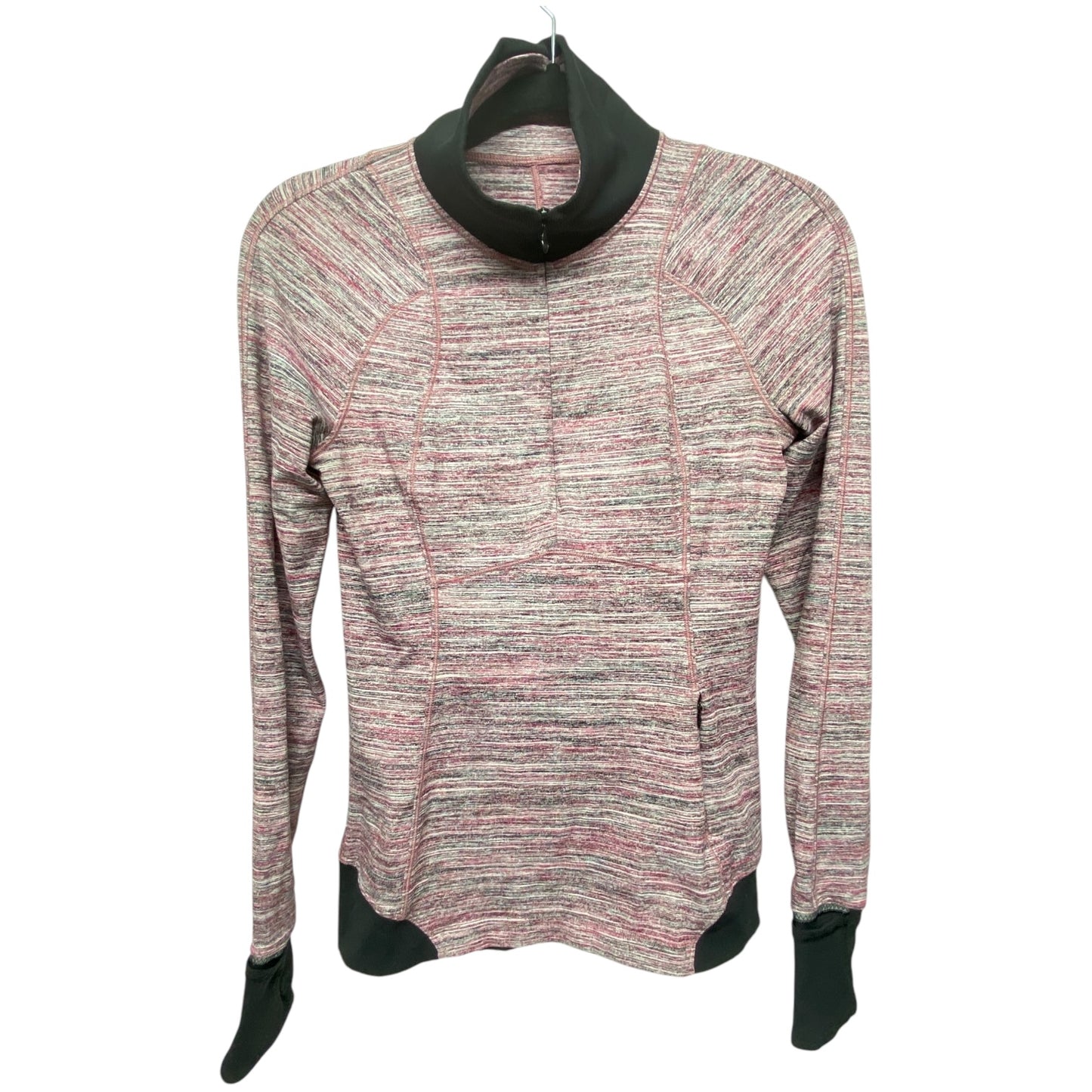 Athletic Sweatshirt Collar By Lululemon In Pink, Size: 6