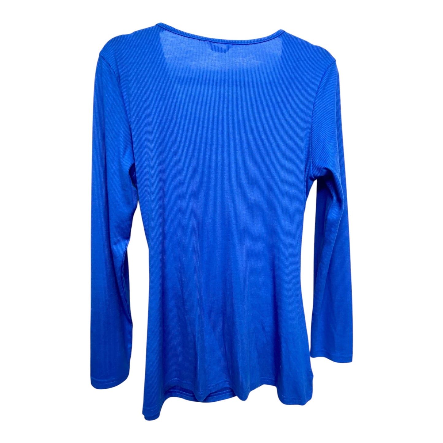 Top Long Sleeve By Clothes Mentor In Blue, Size: L