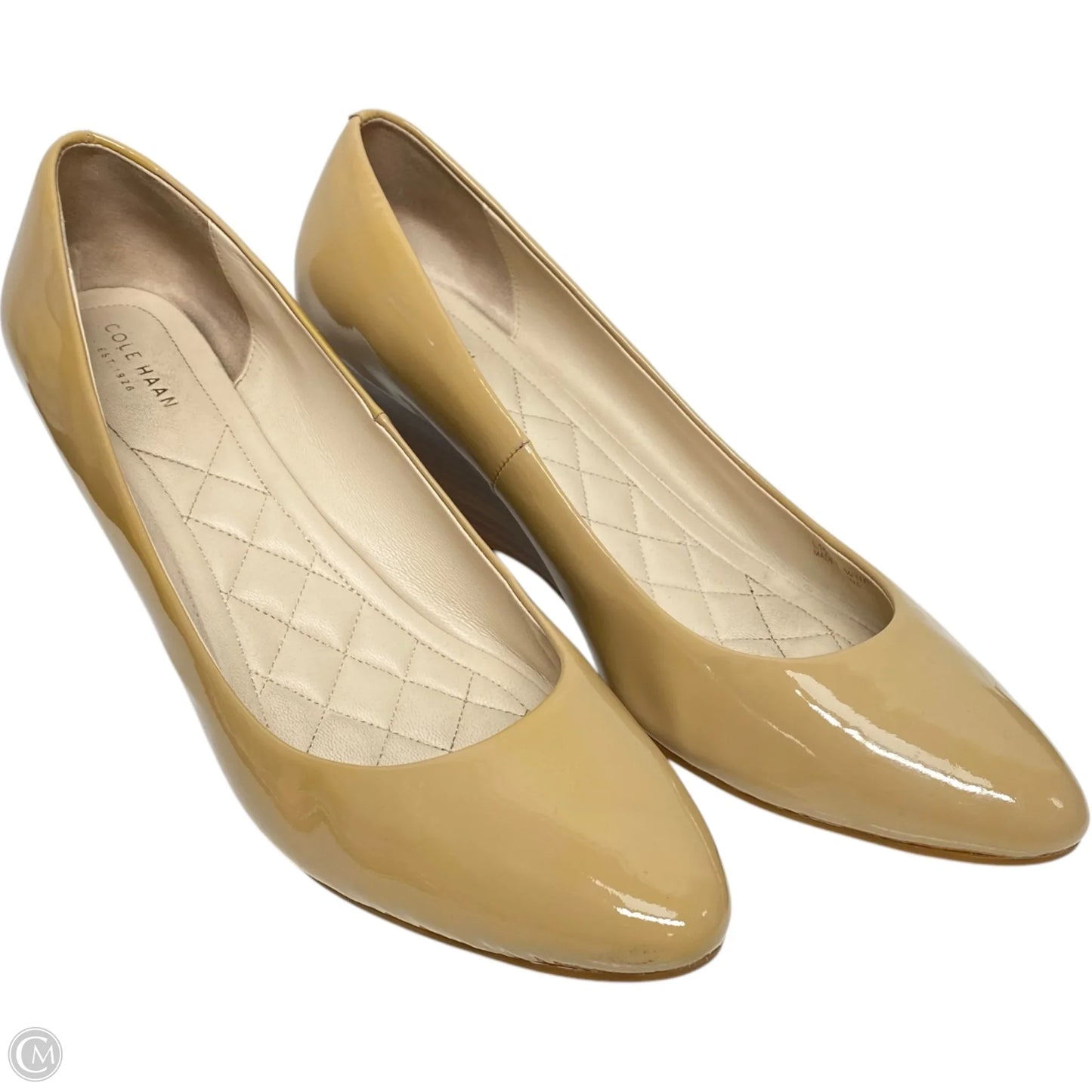 Shoes Heels Wedge By Cole-haan In Tan, Size: 11