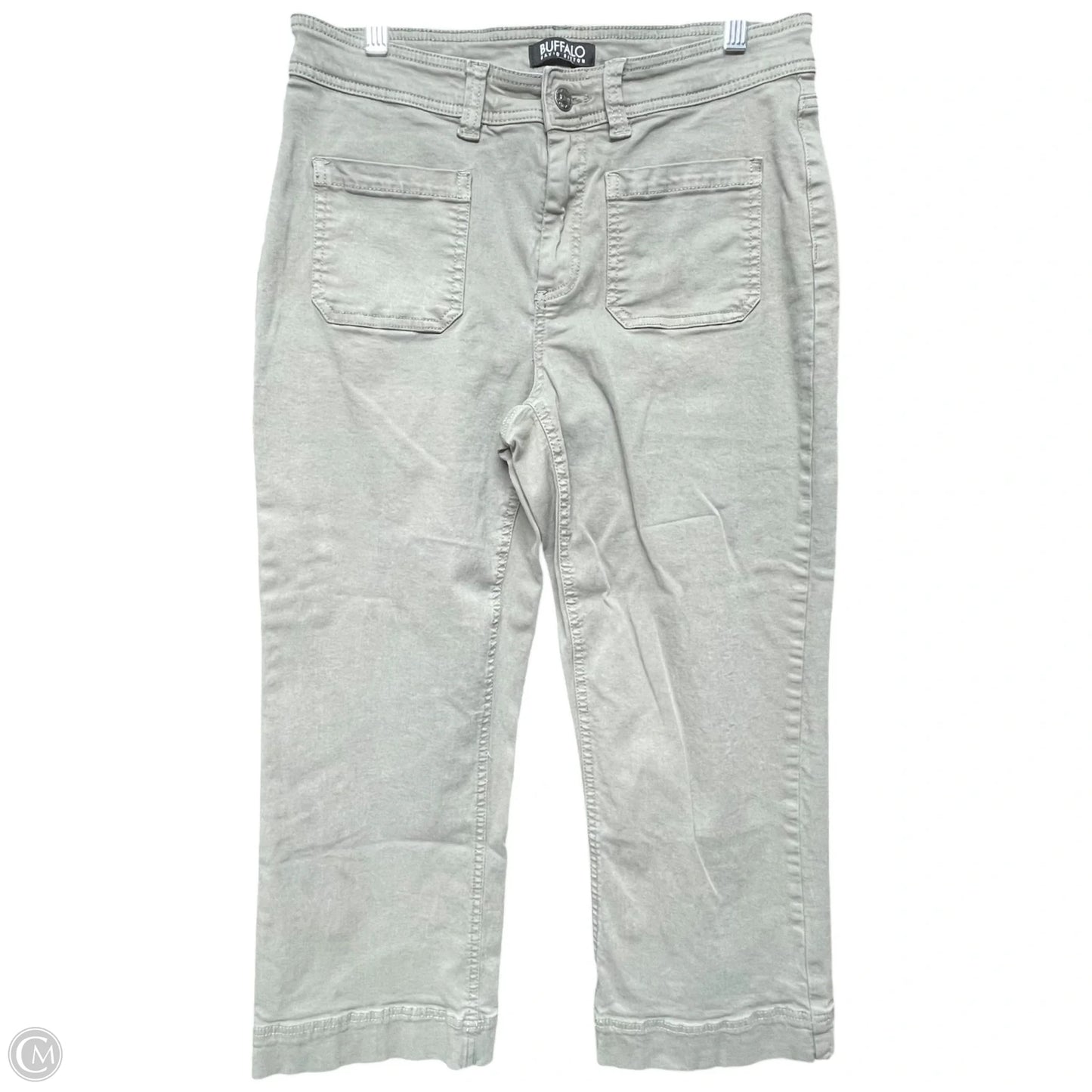 Pants Cropped By Buffalo David Bitton In Green, Size: 10