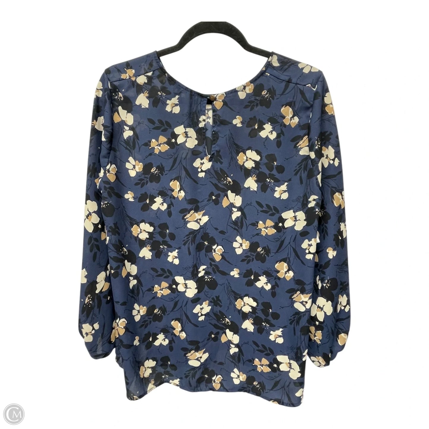 Top Long Sleeve By West Kei In Floral Print, Size: M