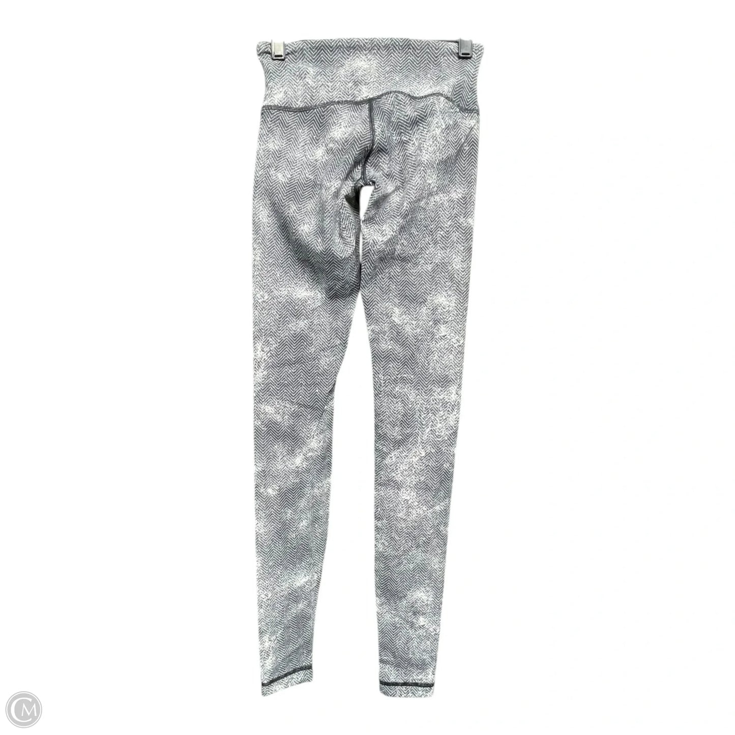 Athletic Leggings By Lululemon In Black & White, Size: 2