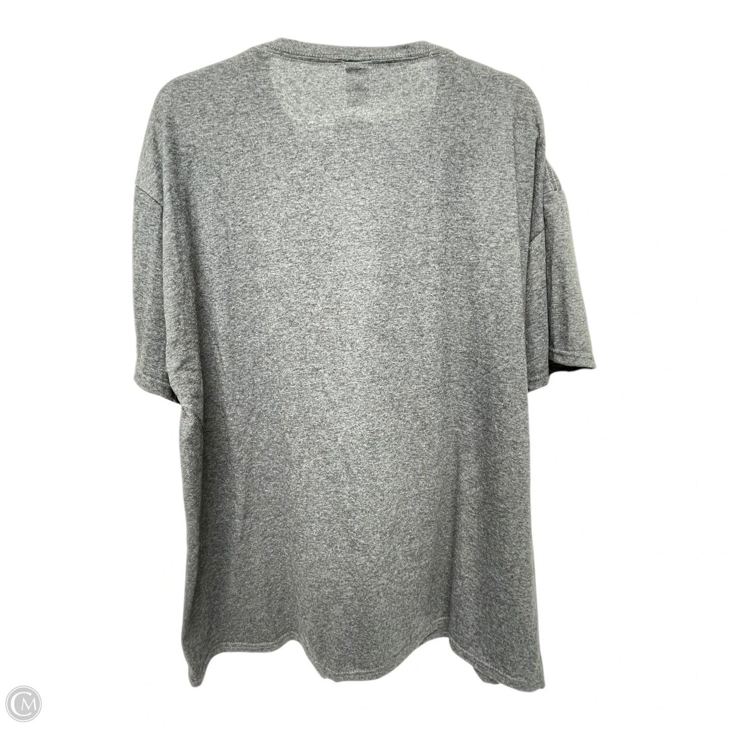 Top Short Sleeve By Fruit Of The Loom In Grey, Size: Xl