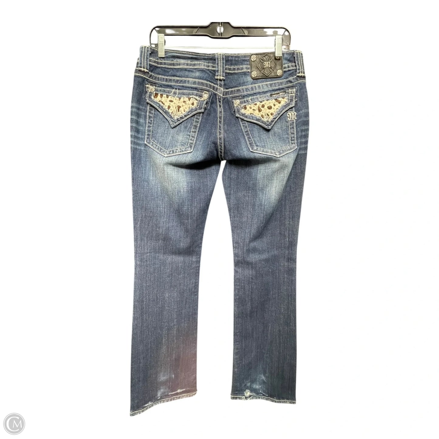 Jeans Boot Cut By Miss Me In Blue Denim, Size: 12