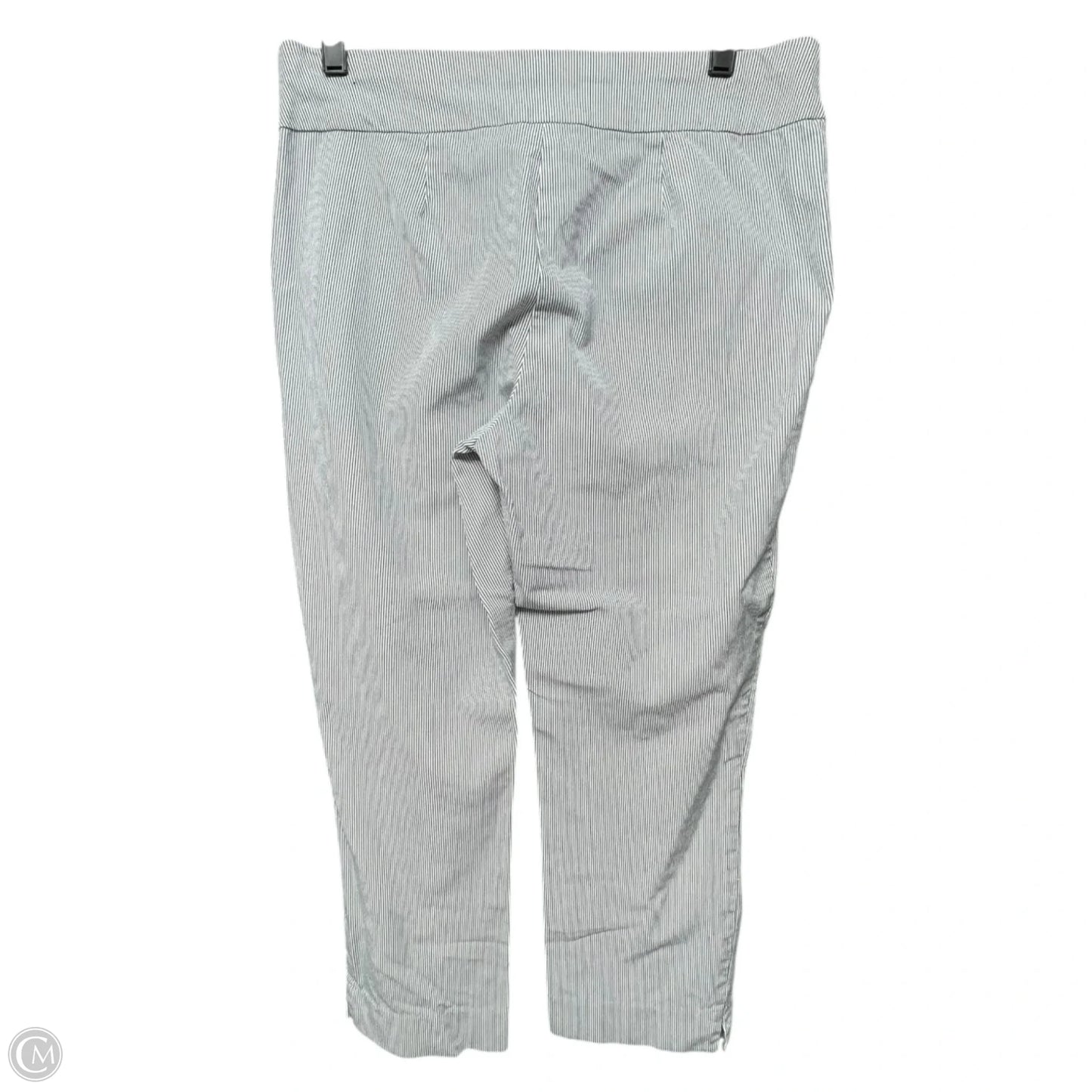 Pants Cropped By Chicos In Striped Pattern, Size: S