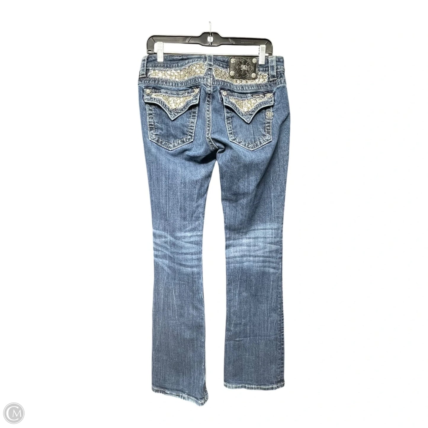 Jeans Boot Cut By Miss Me In Blue Denim, Size: 10