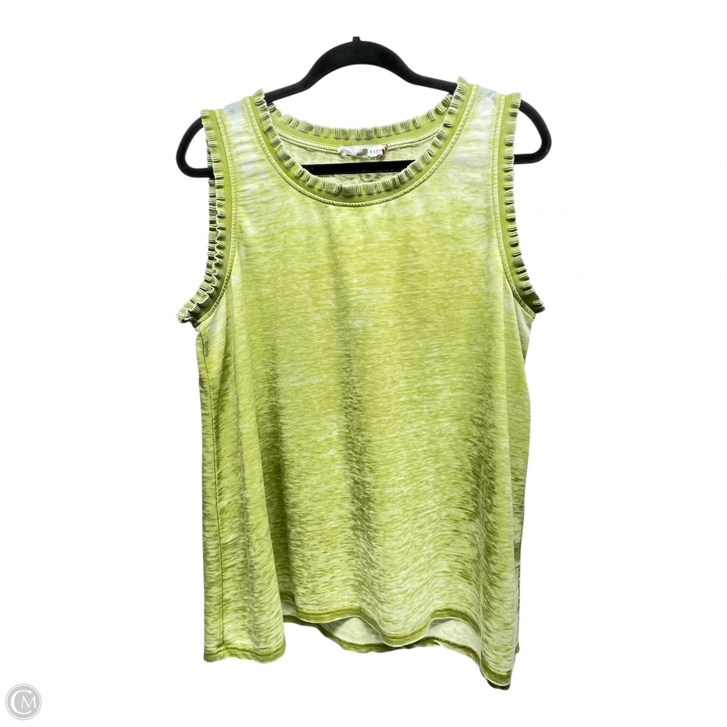 Top Sleeveless By Jane And Delancey In Green, Size: L