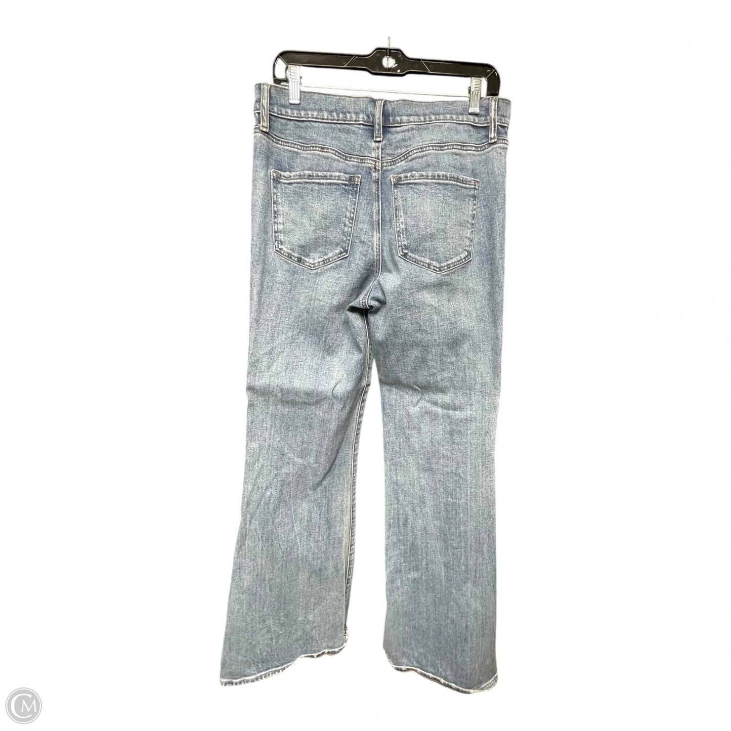 Jeans Flared By Express In Blue Denim, Size: 8