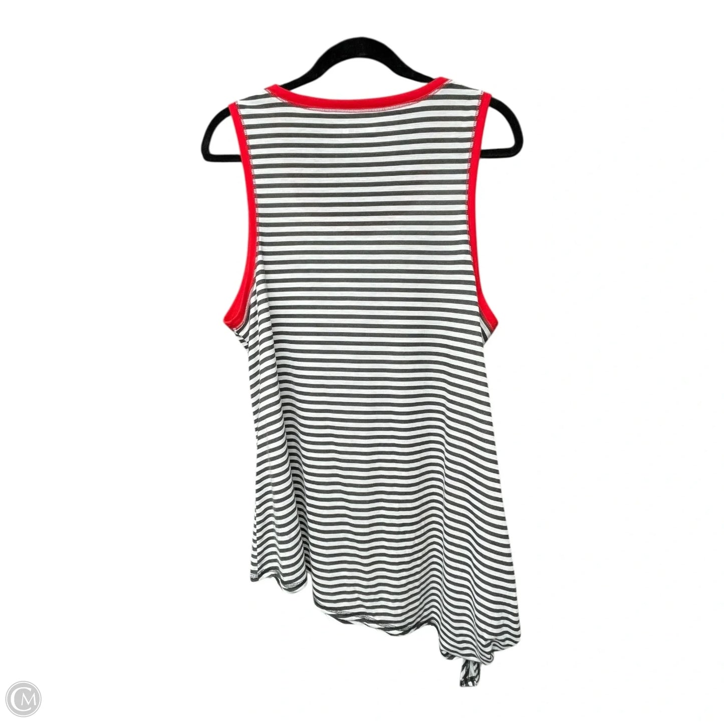 Top Sleeveless By Xersion In Striped Pattern, Size: Xl