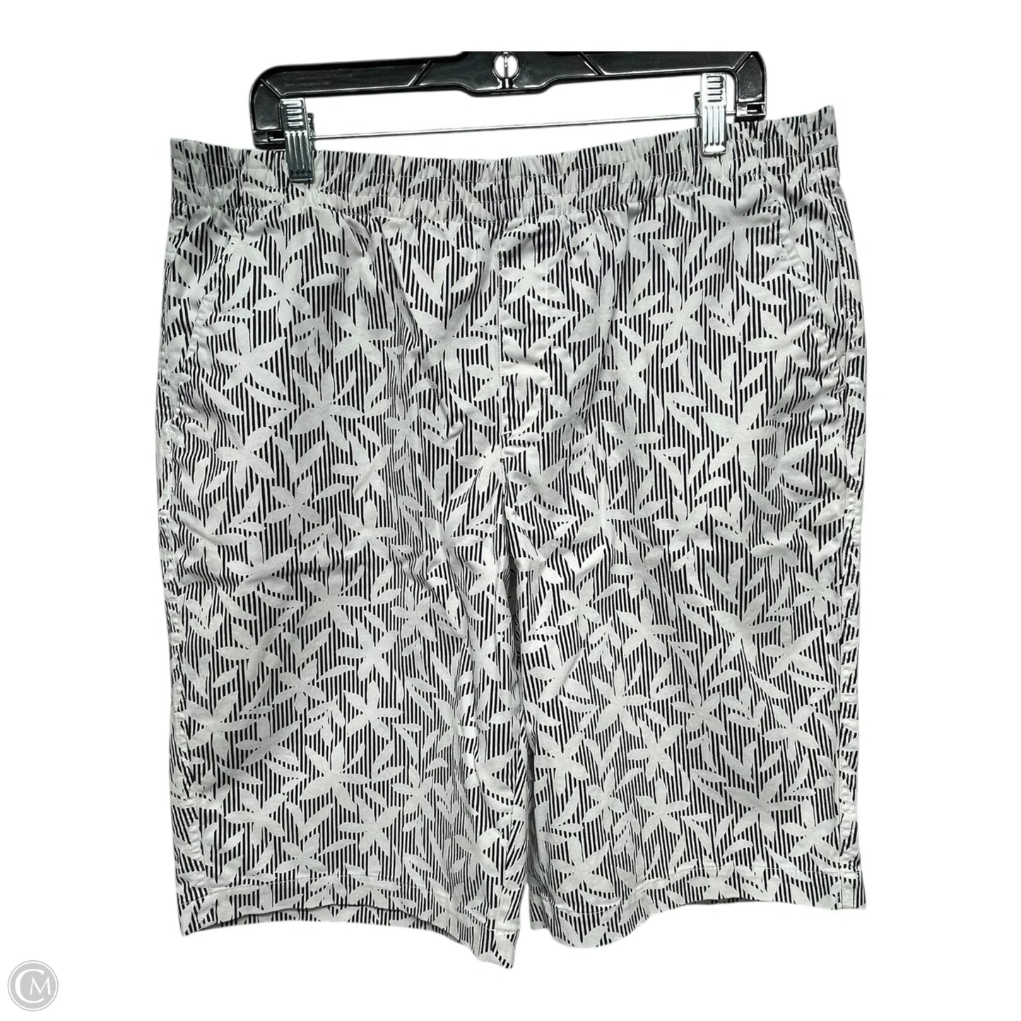 Shorts By Lands End In Black & White, Size: 16