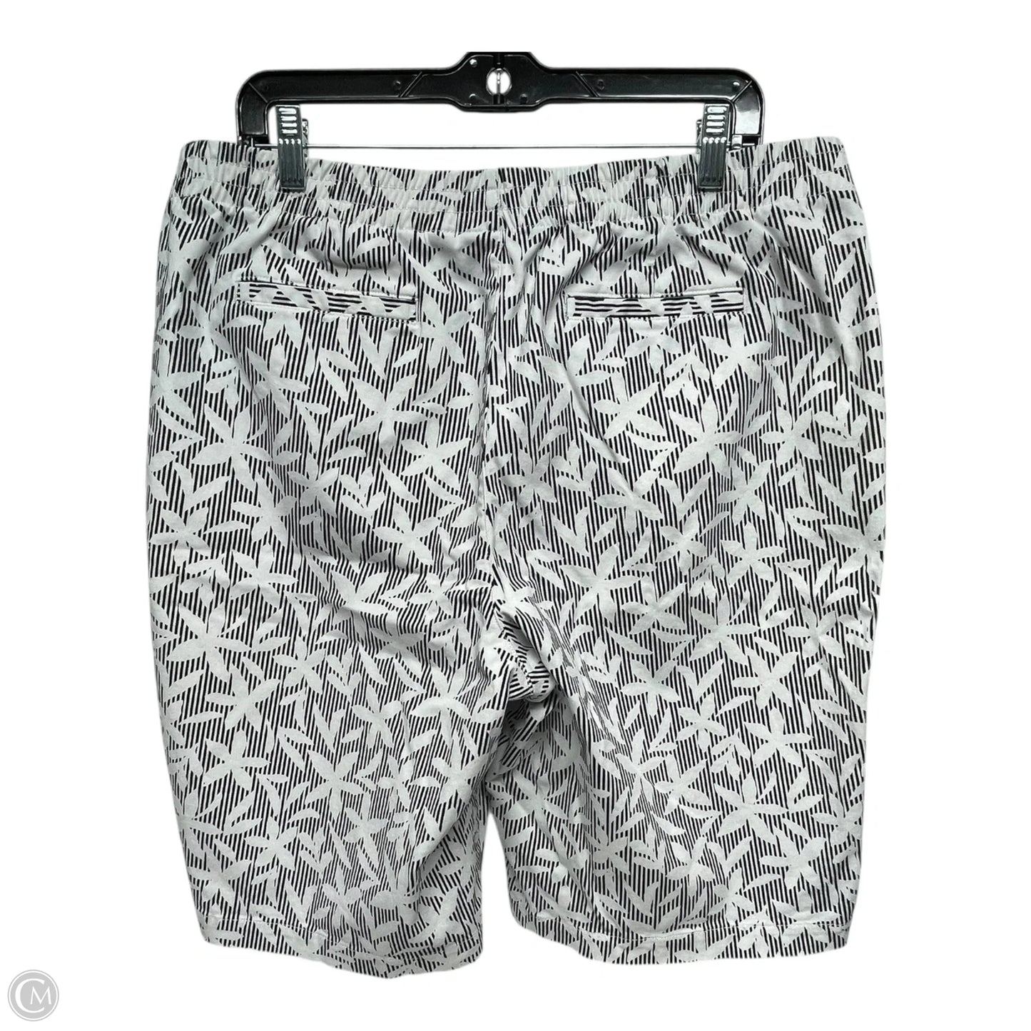 Shorts By Lands End In Black & White, Size: 16